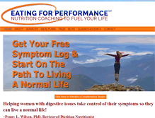 Tablet Screenshot of eatingforperformance.com
